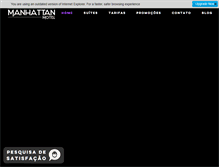 Tablet Screenshot of manhattanmotel.com.br